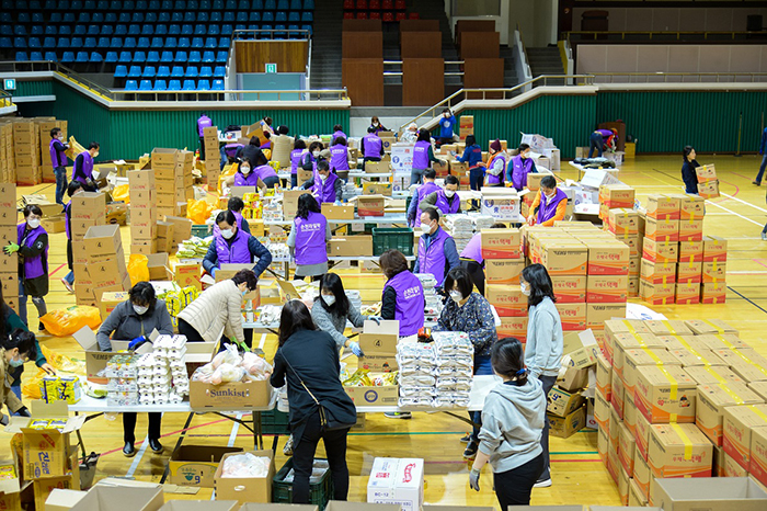เมืองซุนชอนในเกาหลีใต้จัดโครงการแบ่งปันเพื่อสังคม มุ่งช่วยเหลือผู้ได้รับผลกระทบจากโควิด-19